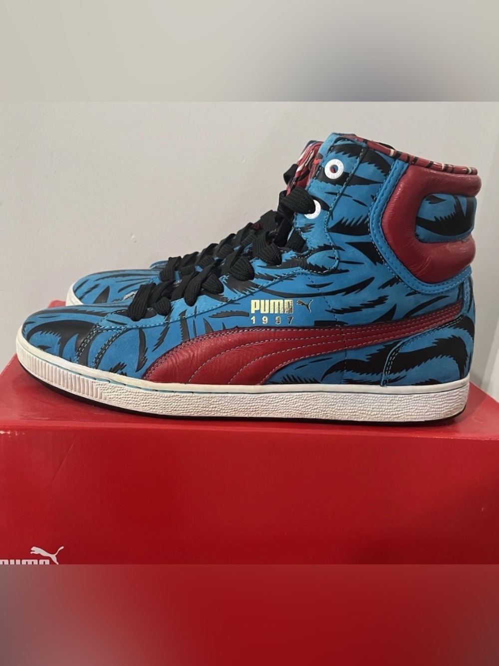 Santa Cruz x Puma First Round Screaming Hand Sz 11 (UK Sz 10) 2008 RARE LIMITED - Picture 5 of 12